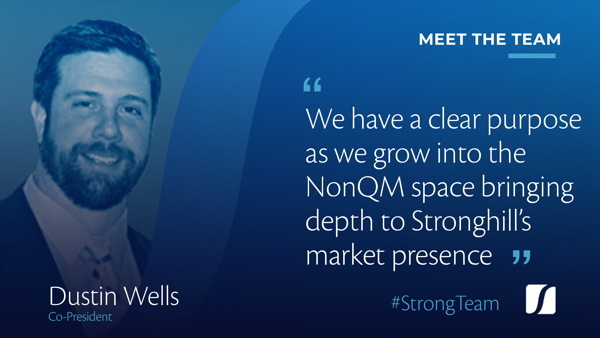 Dustin Wells, Co-President of Stronghill Capital